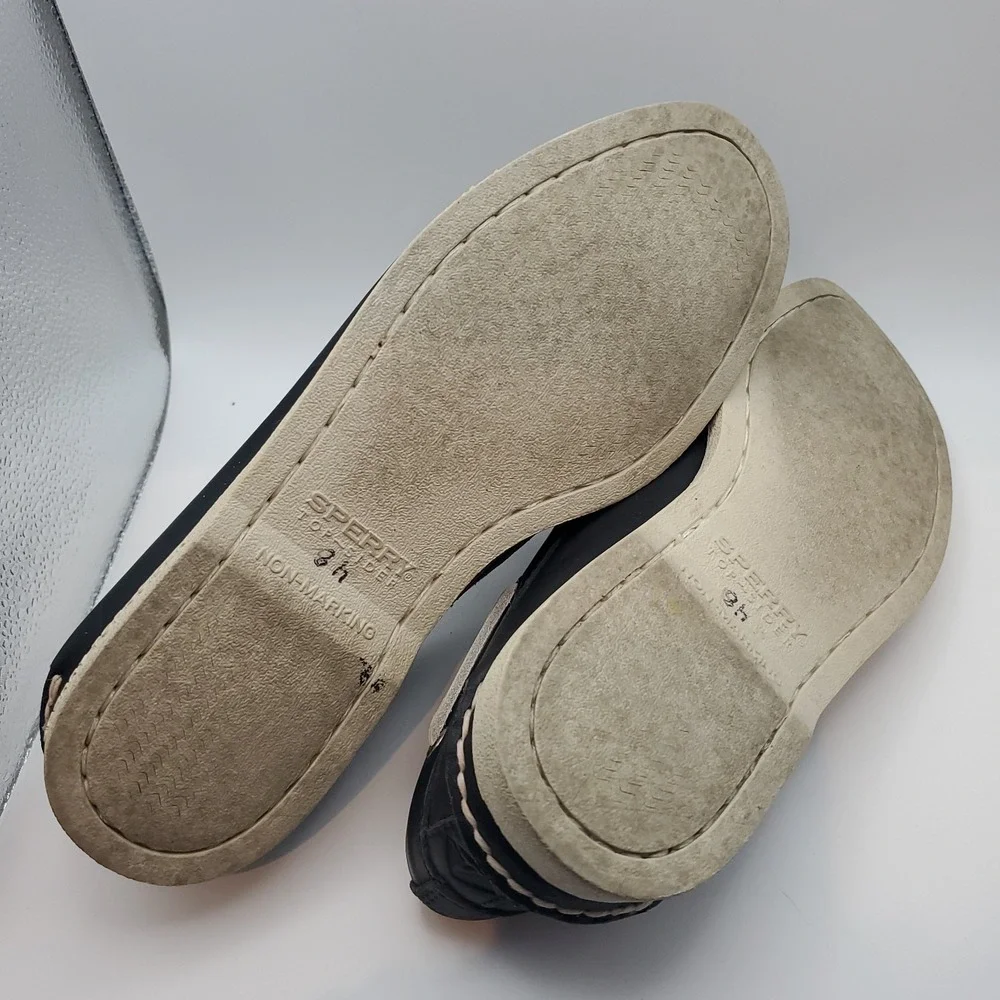 Sperry Top-Sider A/O Authentic Original 2 Eye Navy Boat Shoe Men's size 8 M